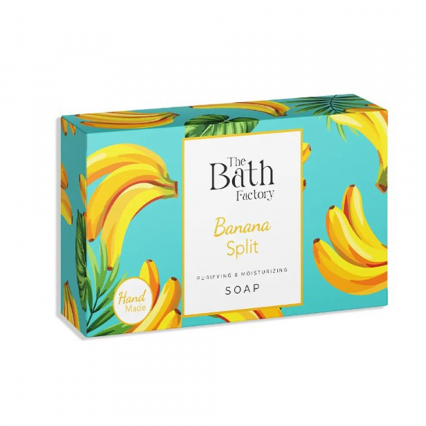 The Bath Factory purifying and moisturizing soap 80g - Banana Split